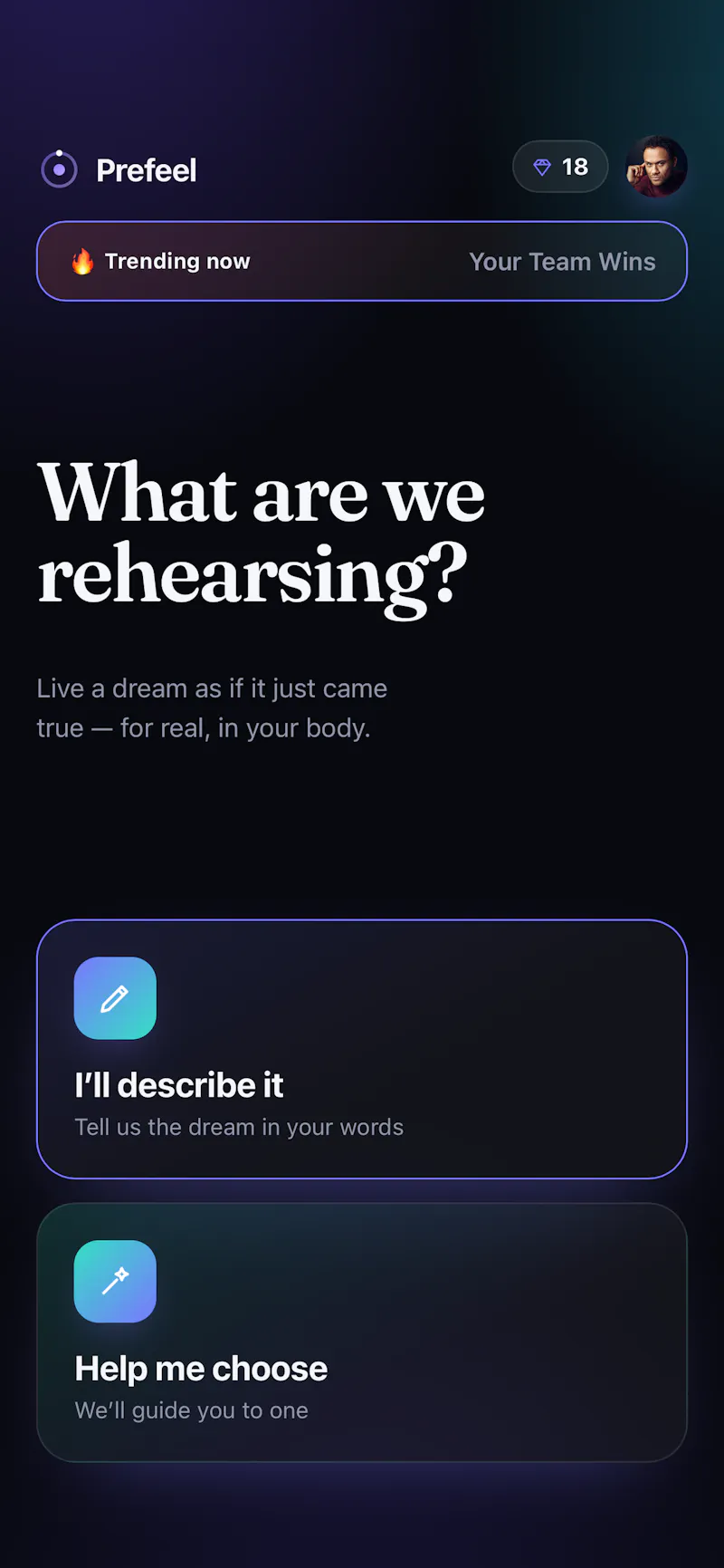 Prefeel — feel your dream come true screenshot 5