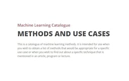 Machine Learning Catalogue media 1