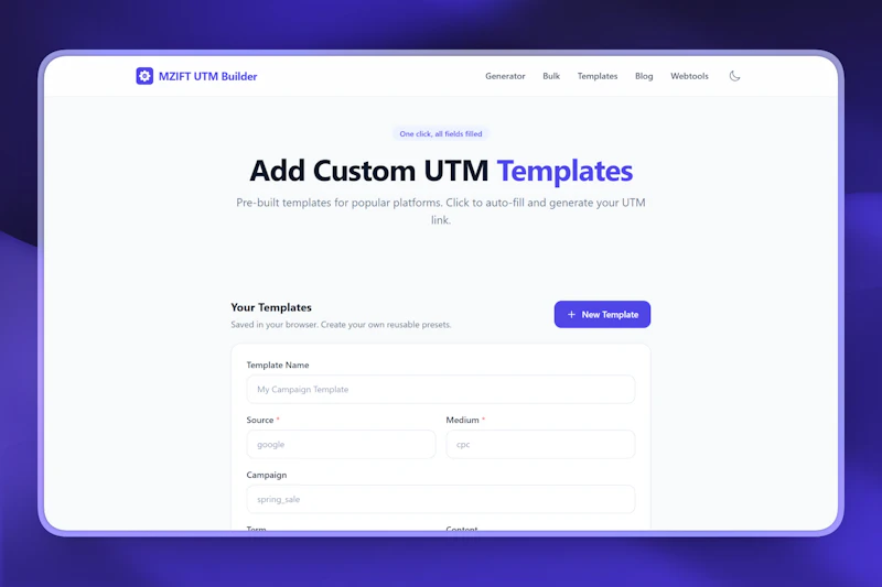 MZIFT UTM Builder screenshot 4