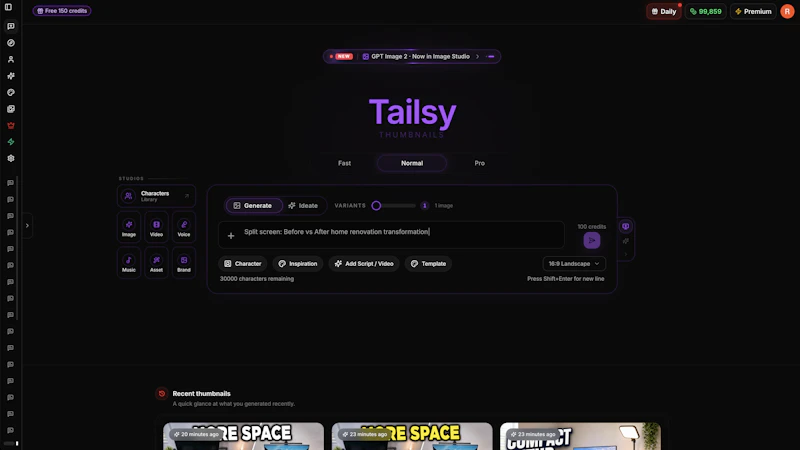 Tailsy screenshot 2