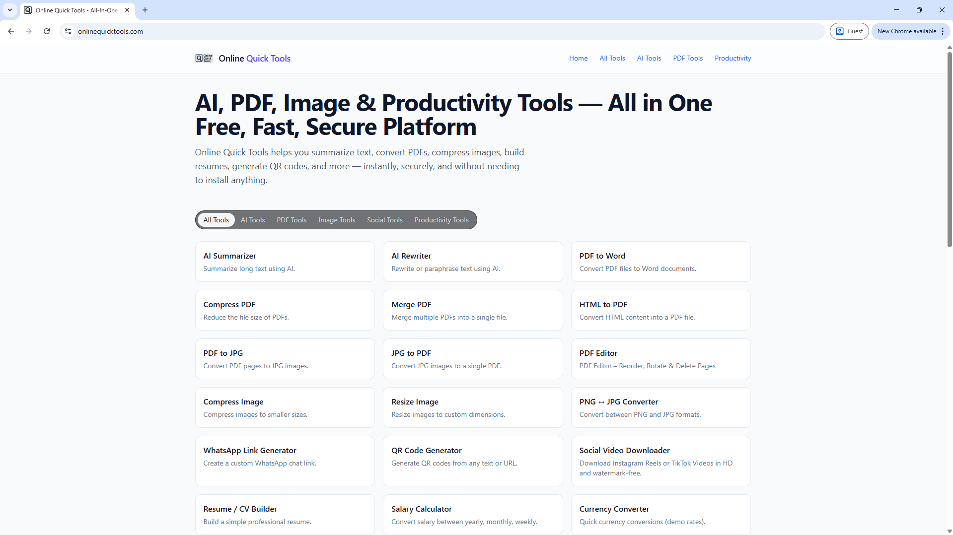 OnlineQuickTools gallery image