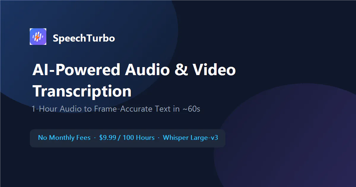 SpeechTurbo gallery image