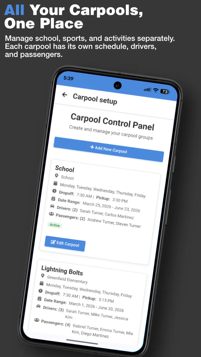 Carpool-Q: School Carpool gallery image
