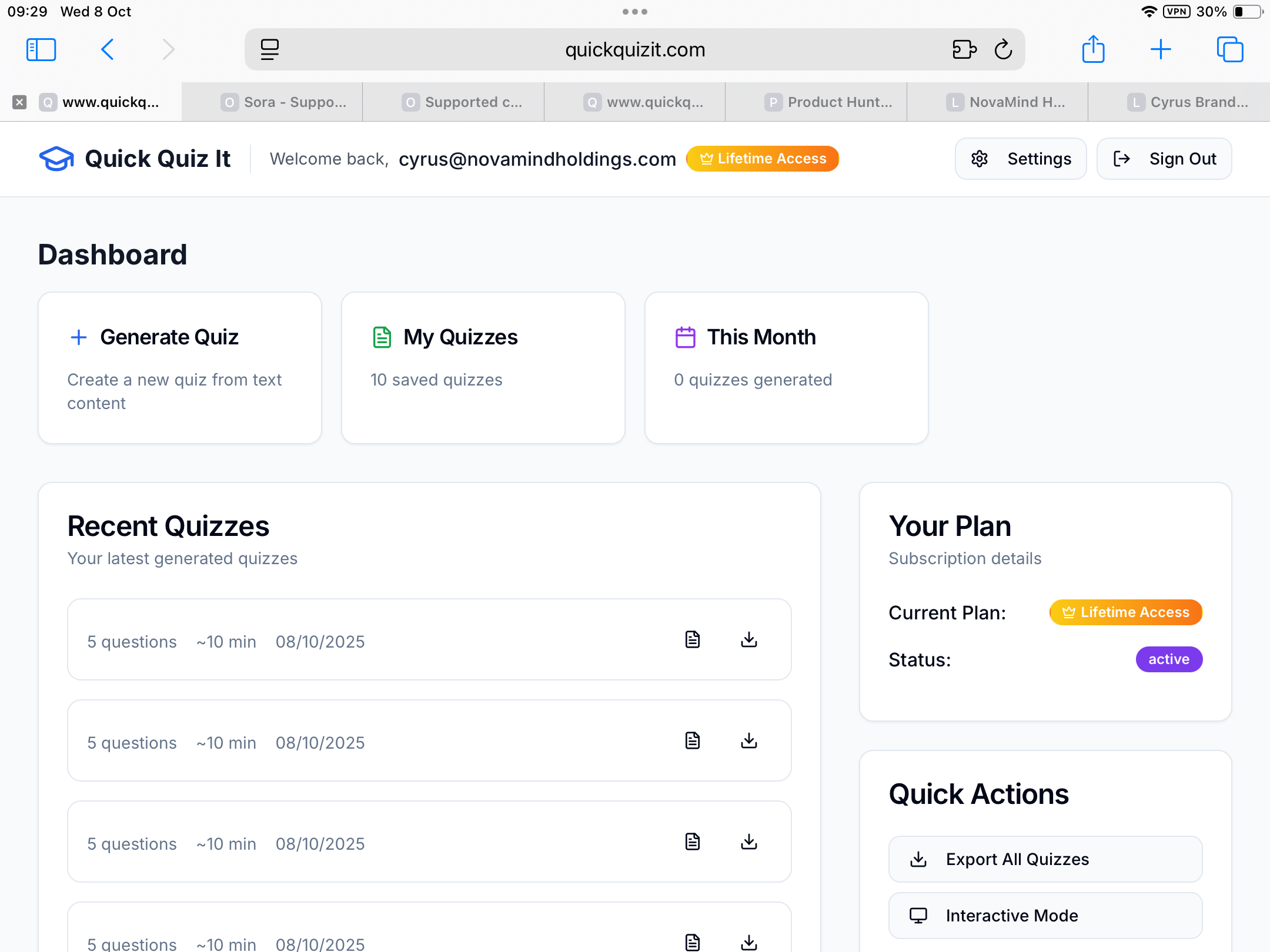 Quick Quiz it  gallery image