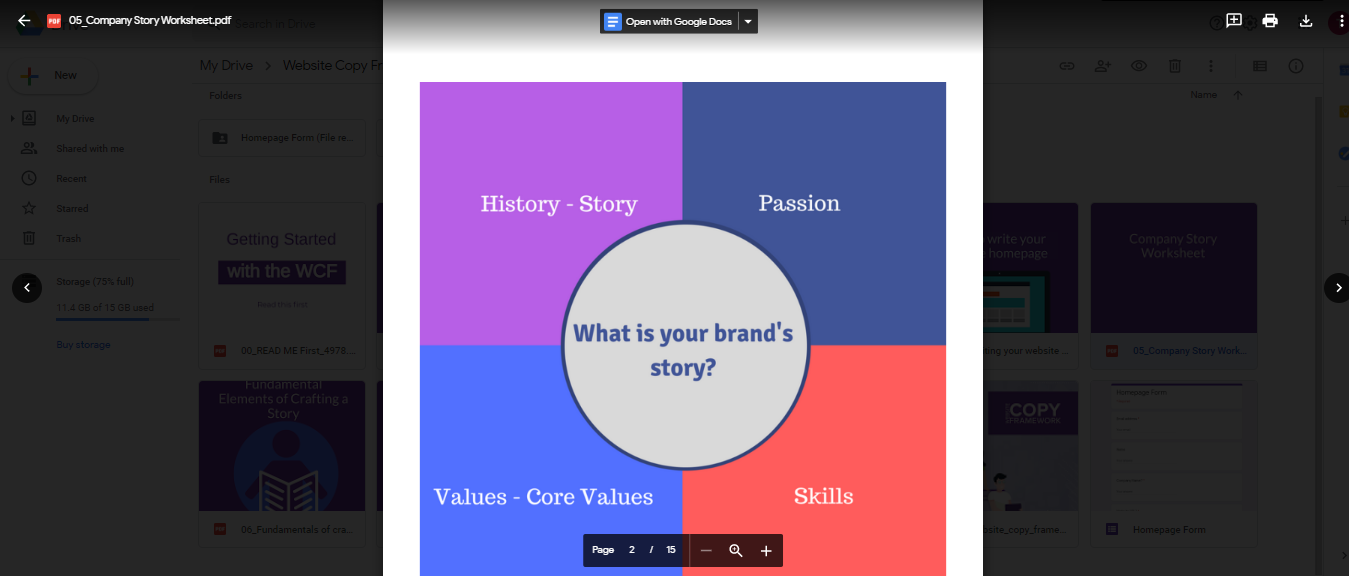 Website Copy Framework gallery image