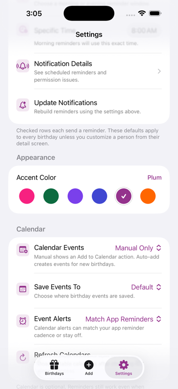 Any Many More: Birthday Alerts gallery image