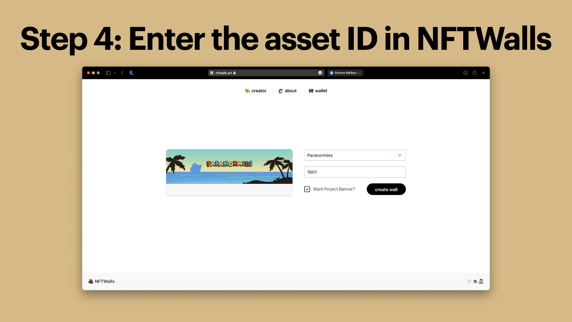 🧱 NFTWalls gallery image