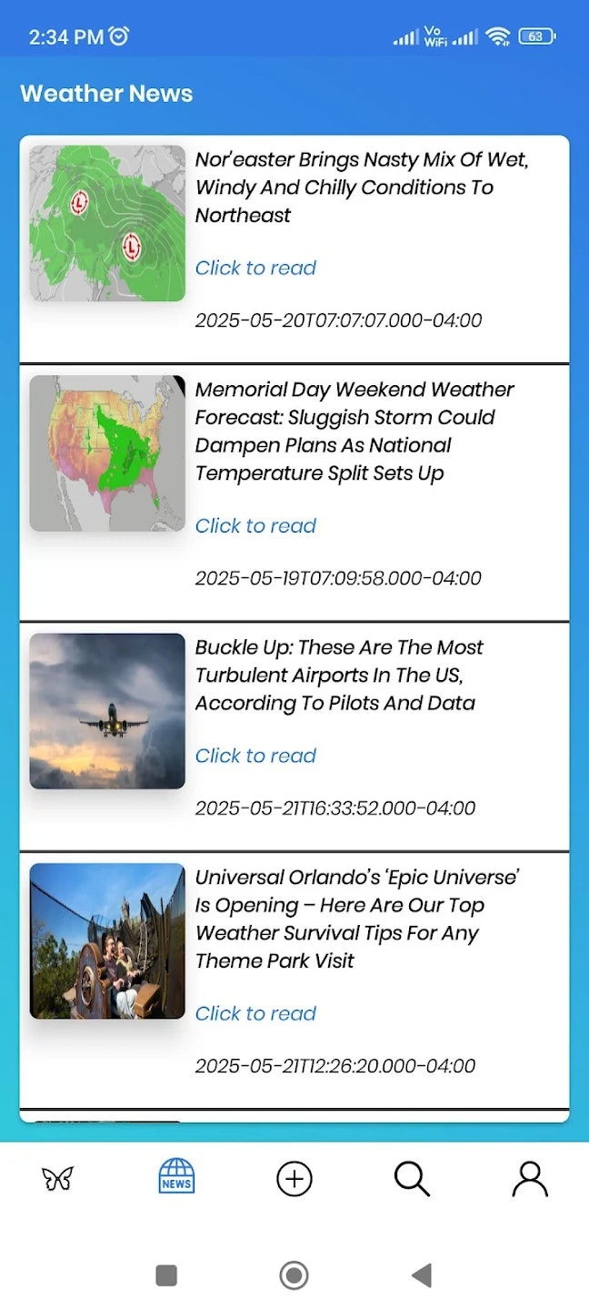 Weather Democracy - Screenshot 3 showing product features and functionality