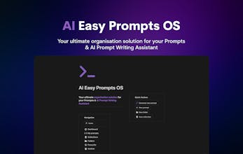 Innovative prompt creation and AI-driven invention feature in AI Easy Prompt OS