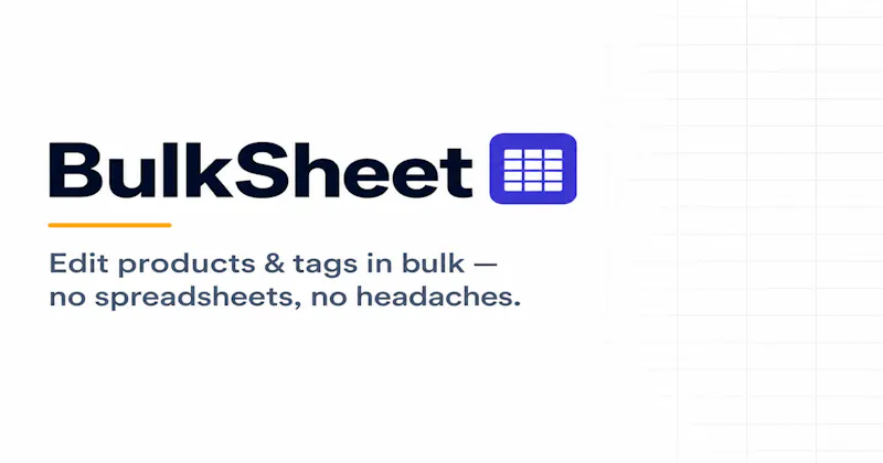BulkSheet - Shopify Bulk Product Editor screenshot 3