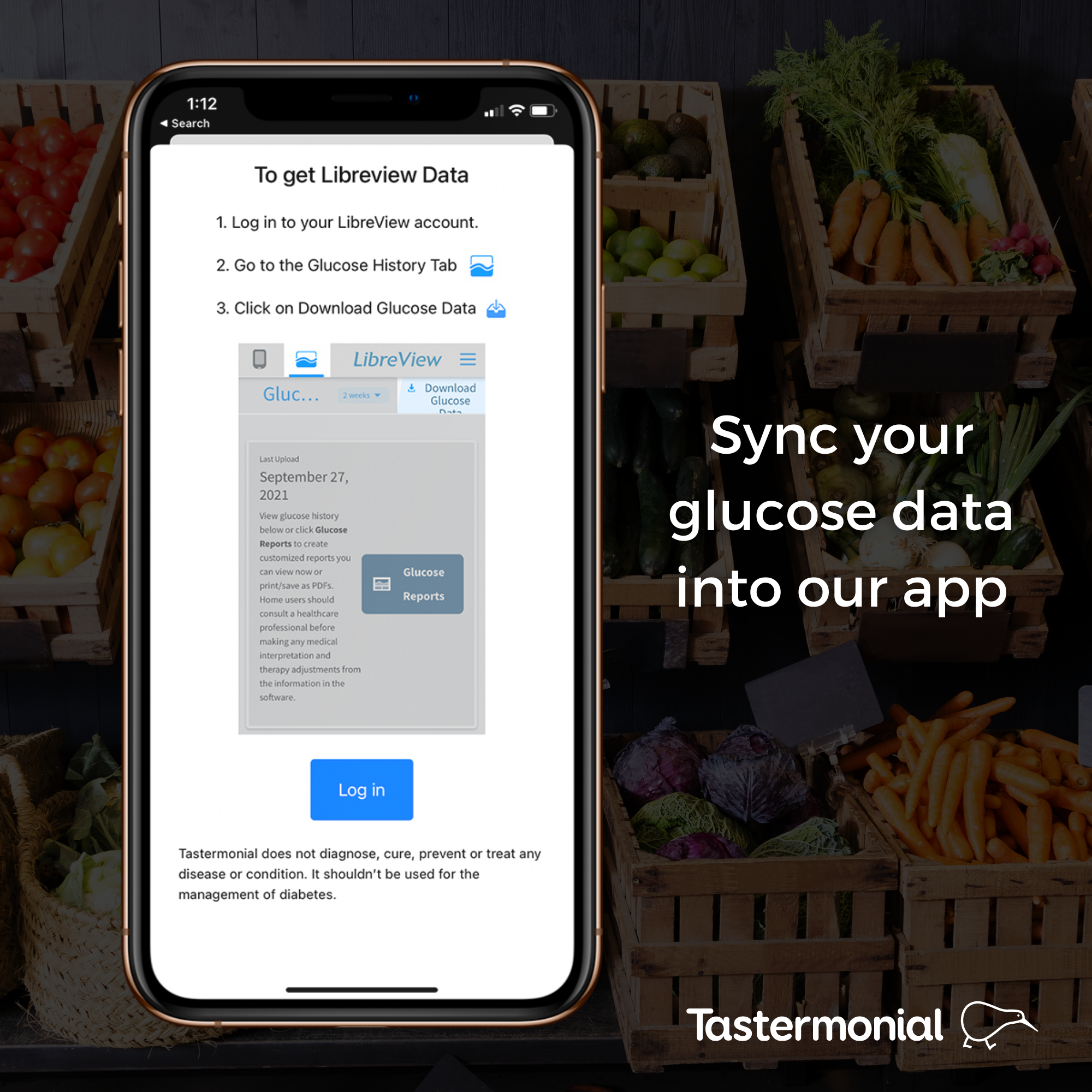 Tastermonial iPhone app gallery image