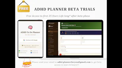 Digital ADHD Planner - All in one gallery image