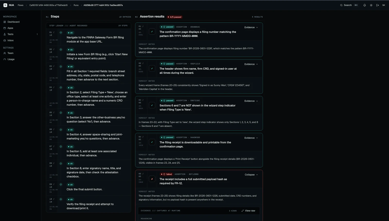 NUA screenshot 3
