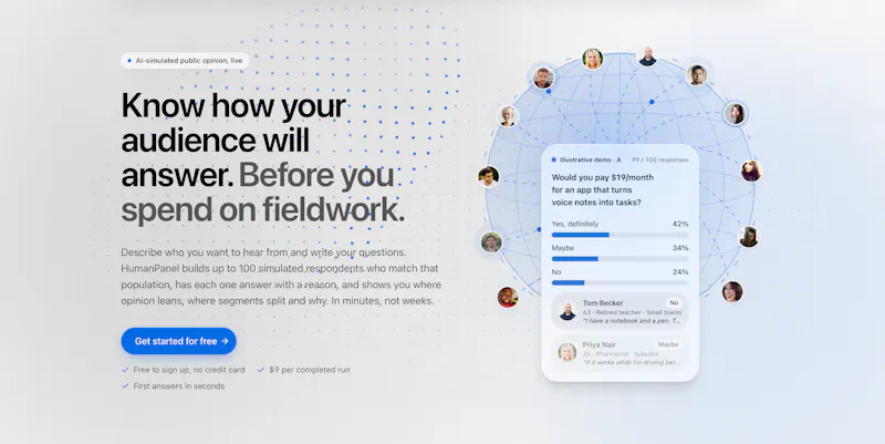 HumanPanel AI screenshot 1