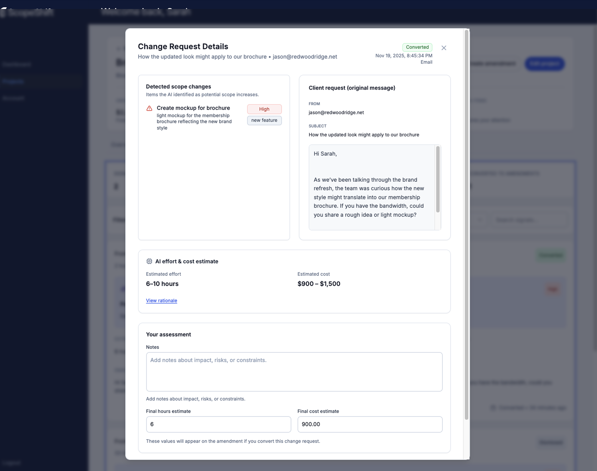 ScopeShift - Screenshot 5 showing product features and functionality