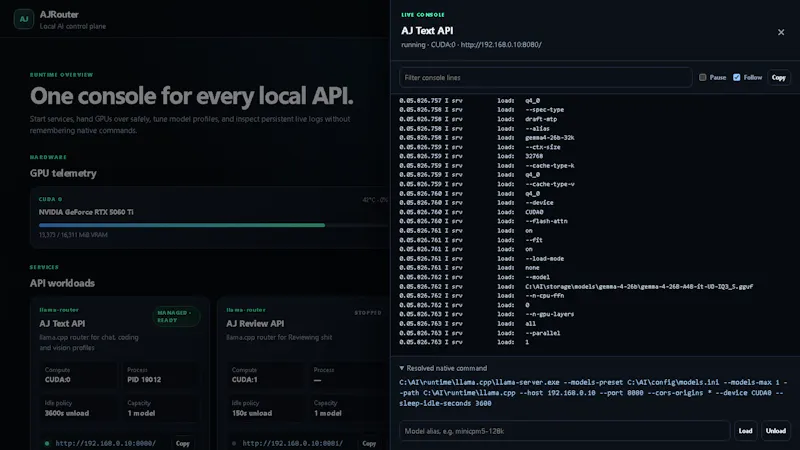 AJRouter Engine screenshot 1
