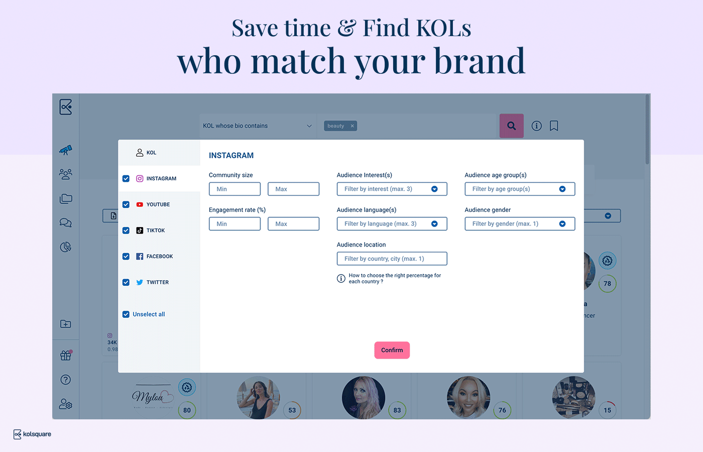 Kolsquare Chrome 확장 media 1