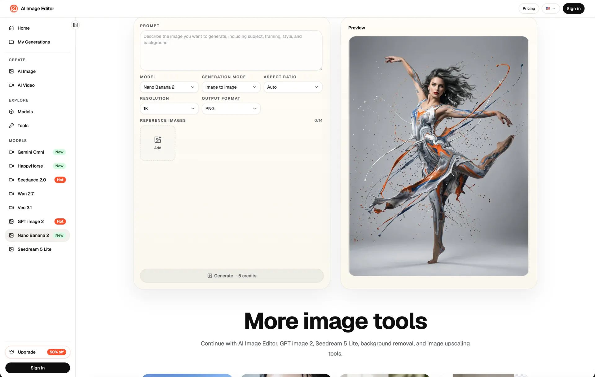 AI Image Editor gallery image