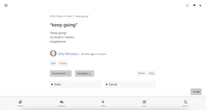 KISS Poetry gallery image