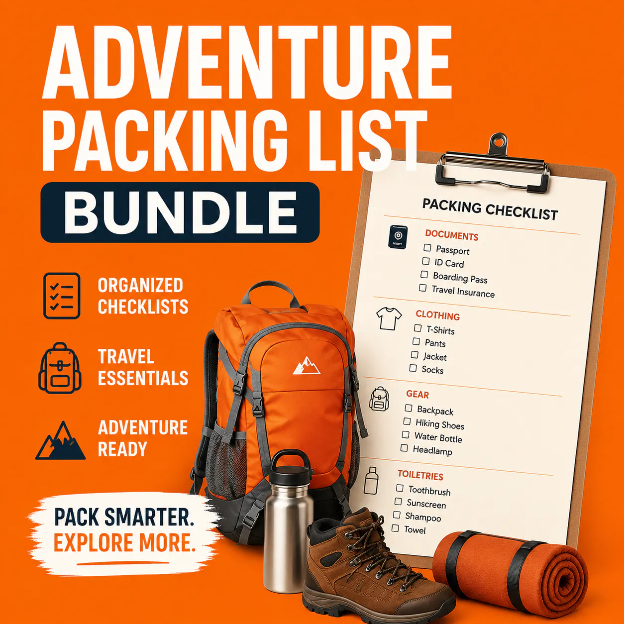 Adventure Packing List Bundle