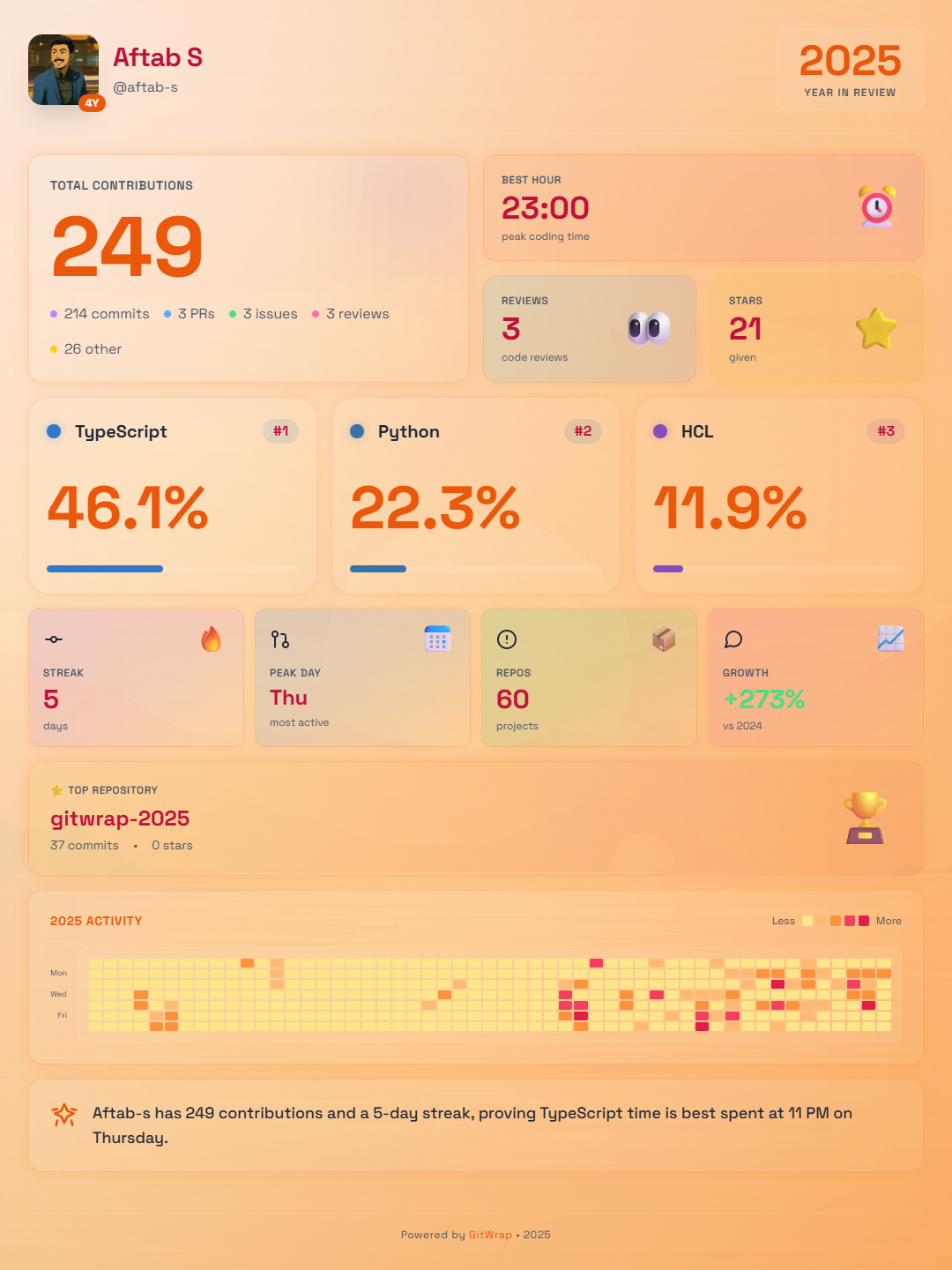 GitWrap 2025 gallery image