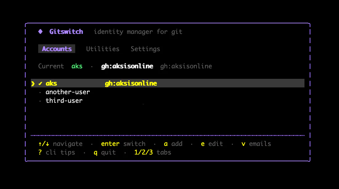 gitswitch.dev gallery image
