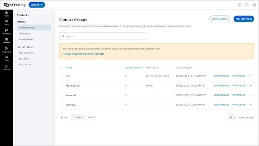 Smart Contacts (List Management Tool) 