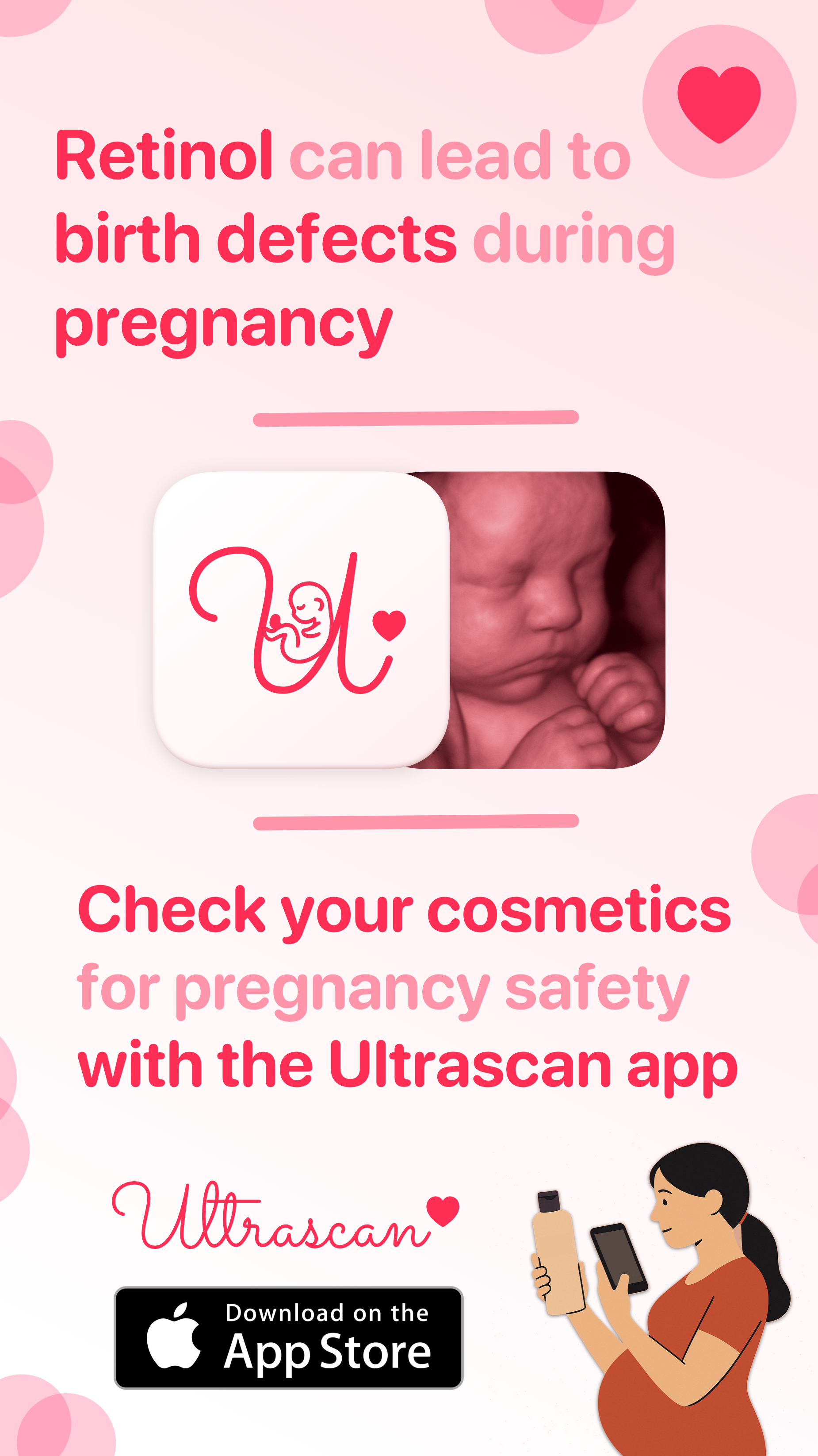 UltraScan - Amiga de cosméticos para el embarazo - No todos los productos de belleza son seguros del embarazo media 1