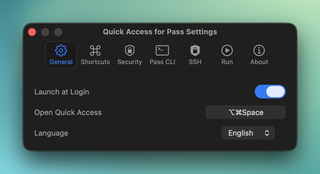 Quick Access for Pass gallery image