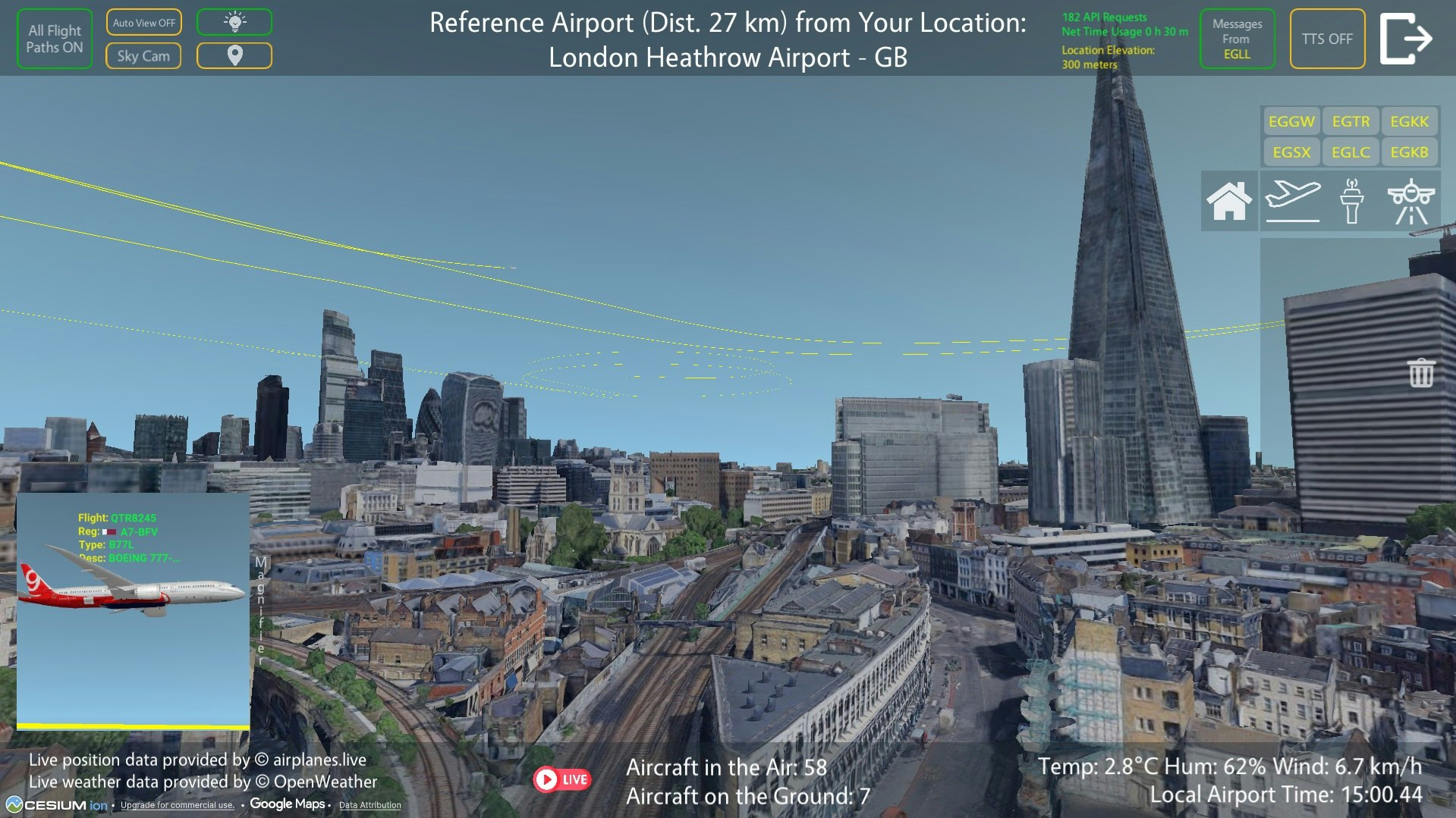 Airport Live Traffic Viewer gallery image