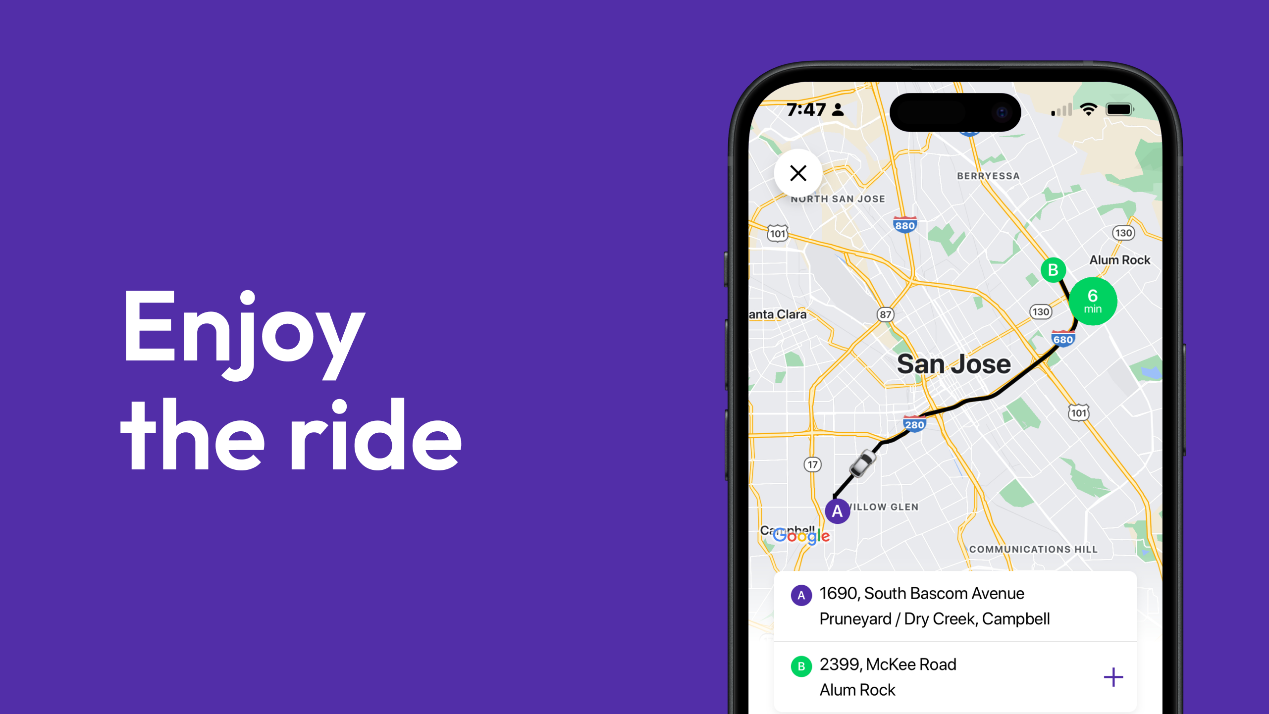 Omni Rideshare 앱 - 승객과 운전자를위한 공정한 놀이기구 미디어 4