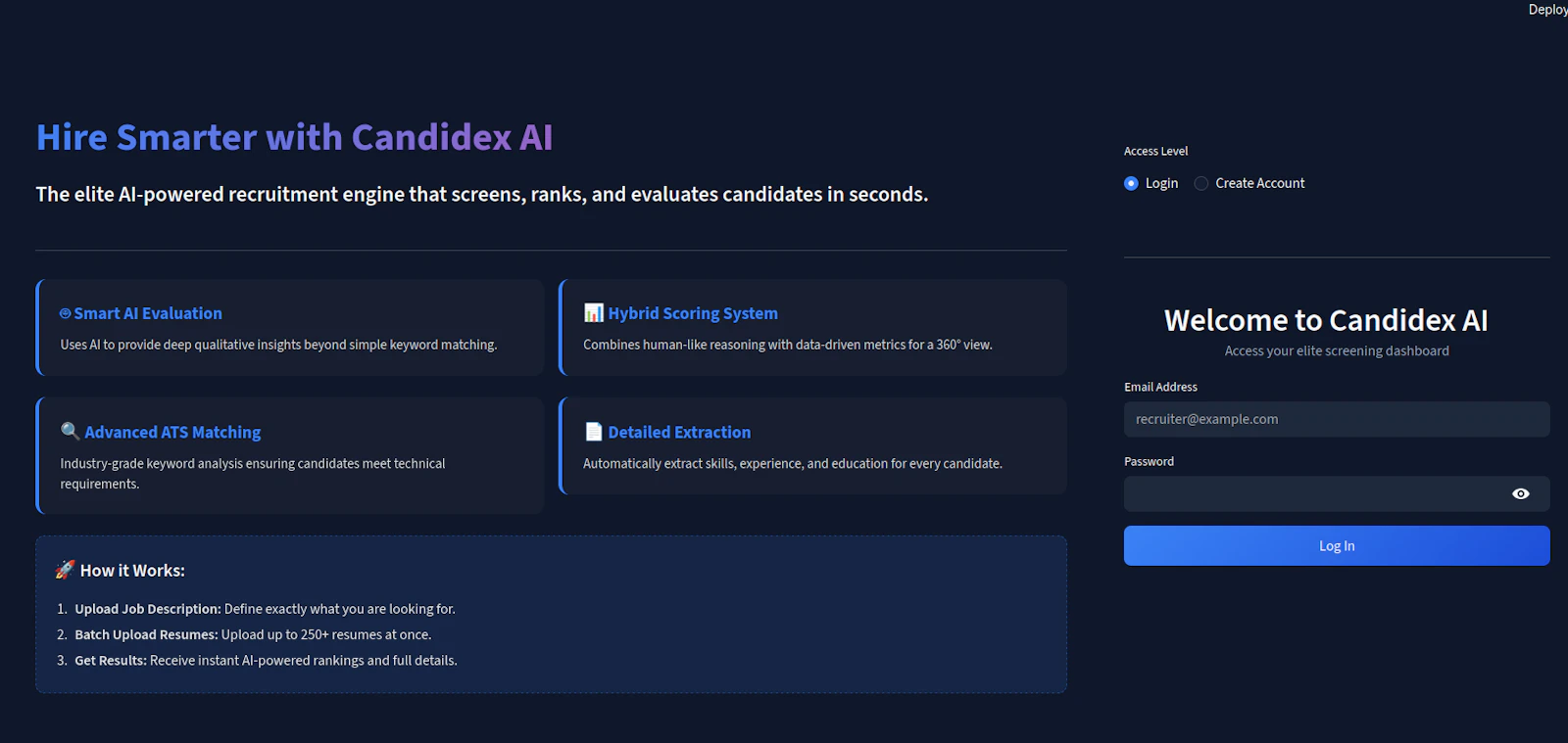 Candidex AI screenshot 1