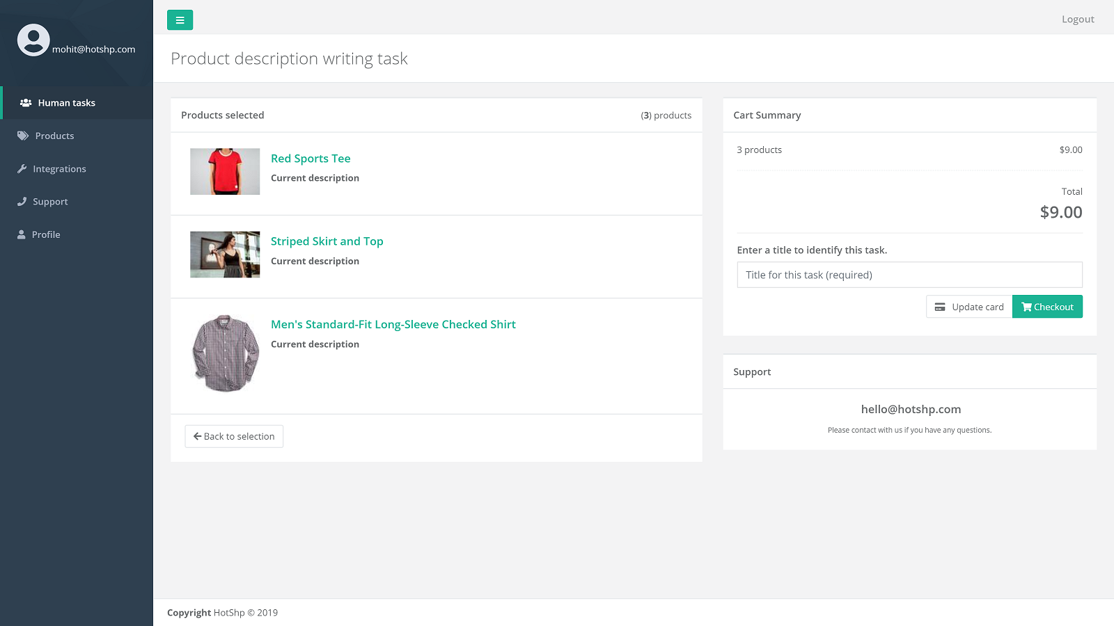Product descriptions - Hotshp gallery image