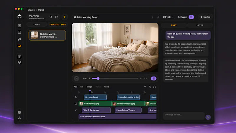 CSuite screenshot 2