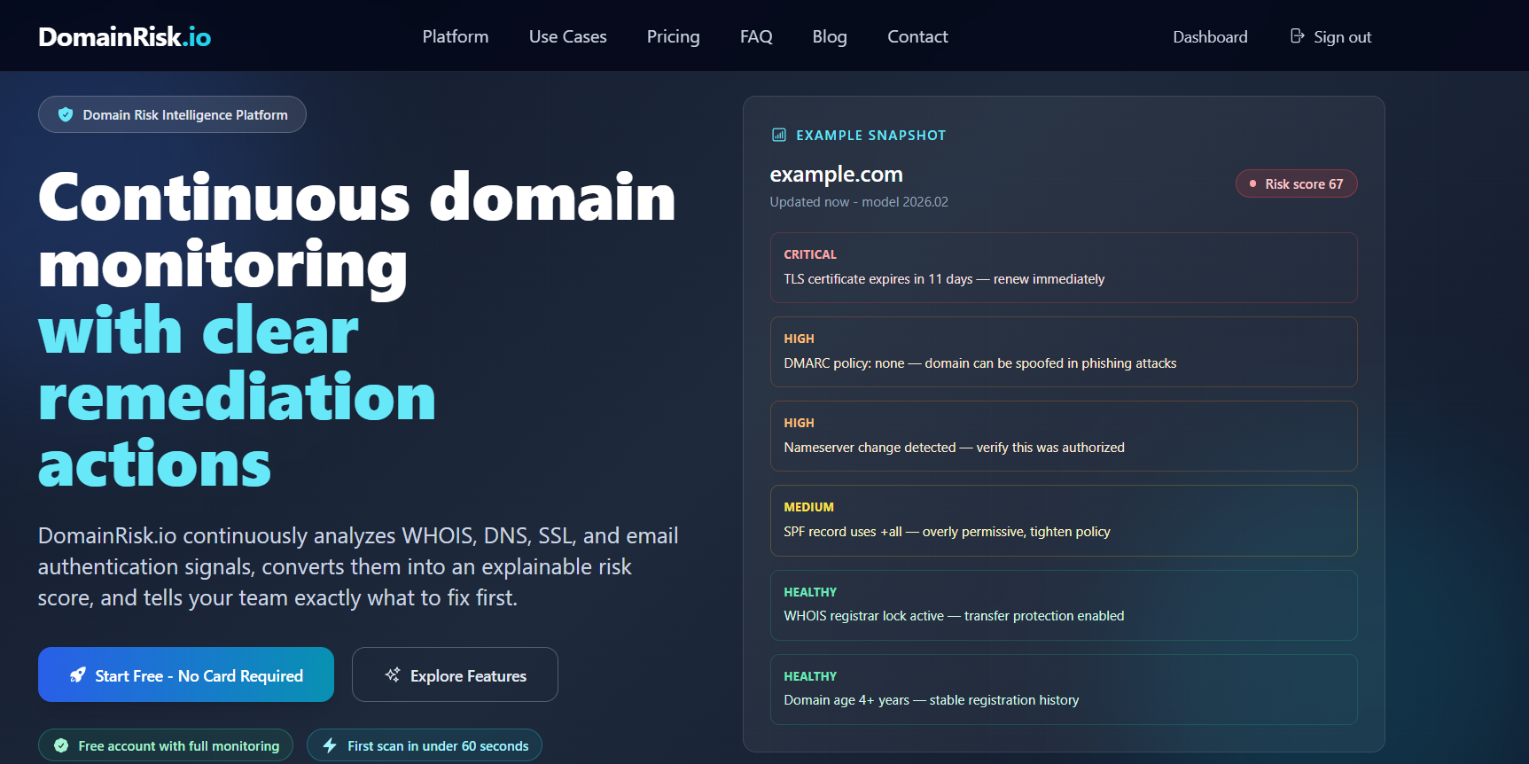 DomainRisk.io gallery image