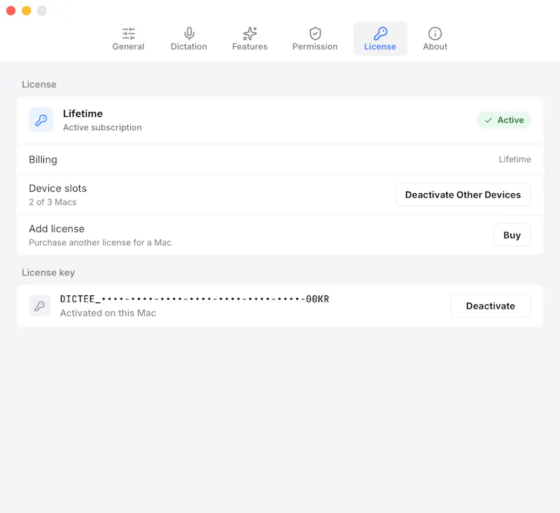 Dictee screenshot 4