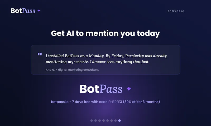 Botpass.io screenshot 9