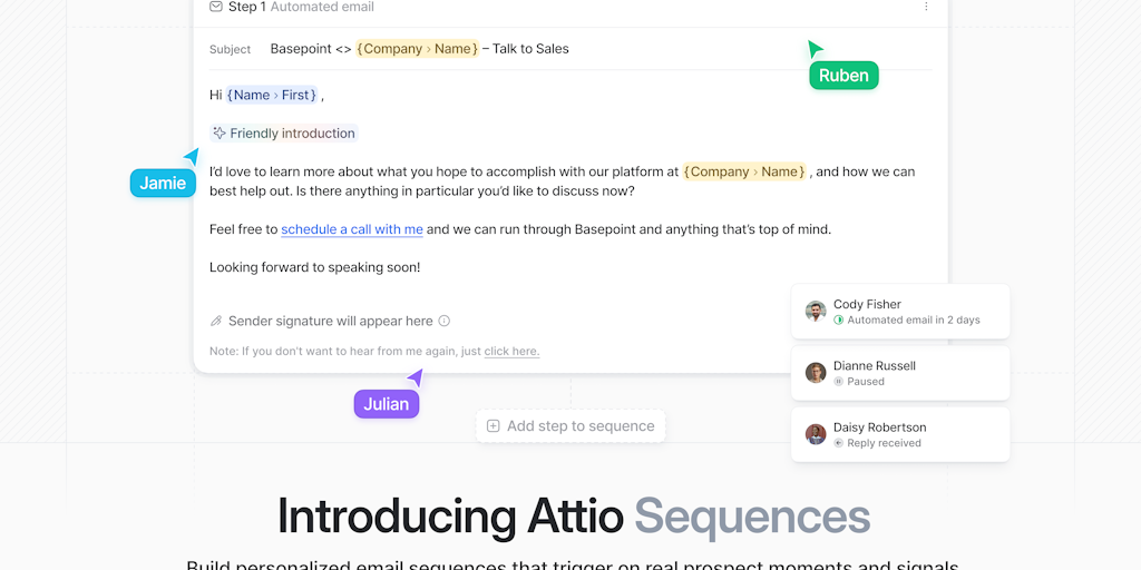 Attio Sequences