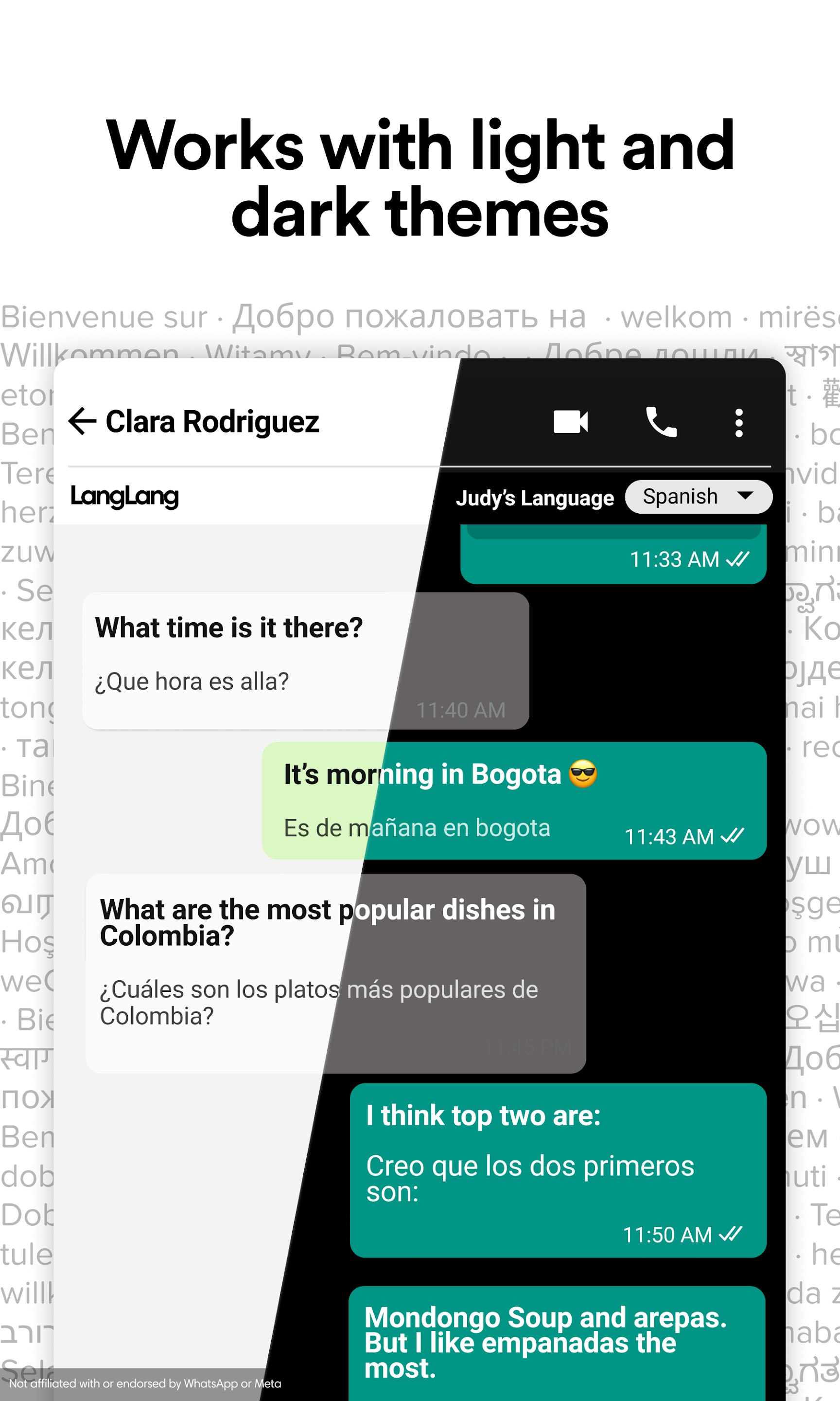 Langlang - traductor de chat para whatsapp media 4
