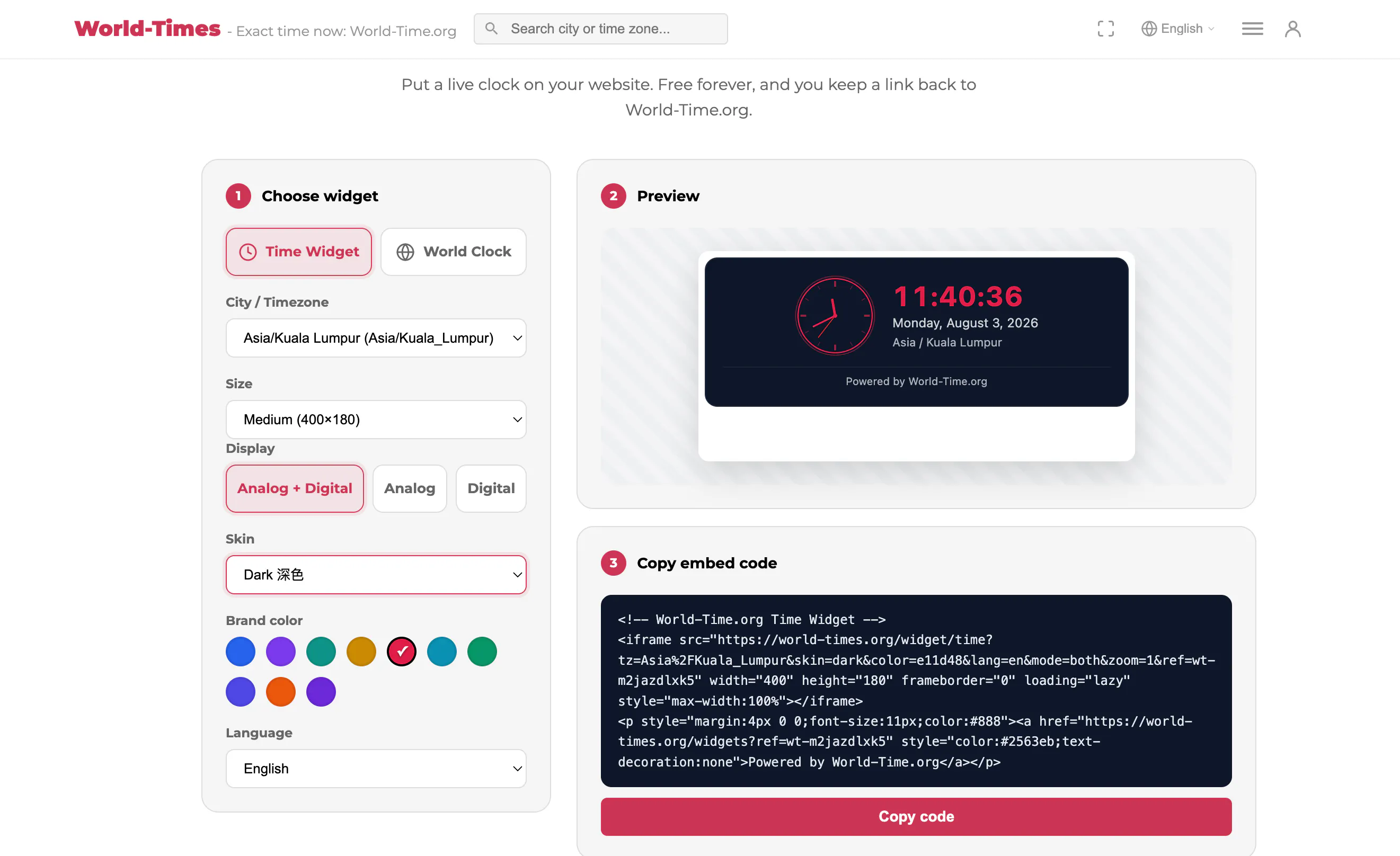 World-Time.org gallery image
