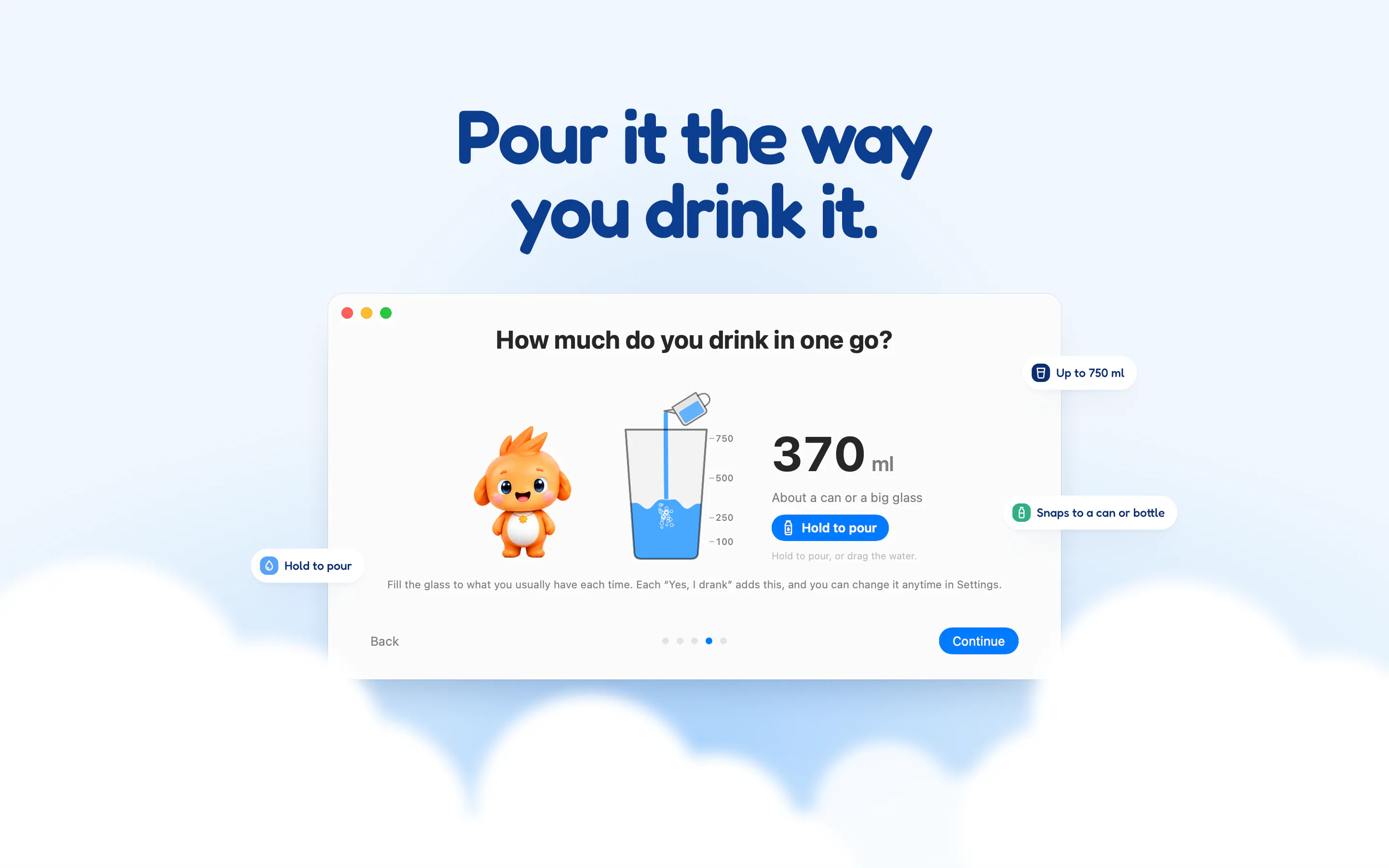 Sippo: Water reminder app for Mac gallery image