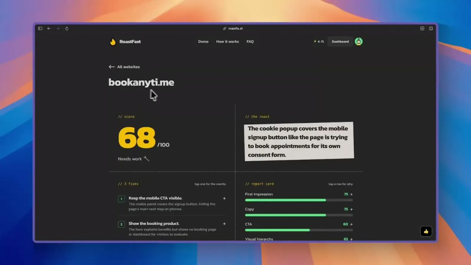 RoastFast screenshot 1 (video preview)