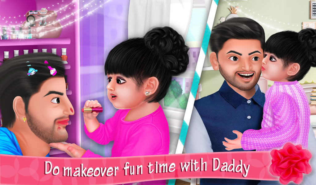 Aadhya's Spa Makeover Day With Daddy gallery image