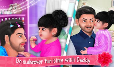 Aadhya's Spa Makeover Day With Daddy gallery image