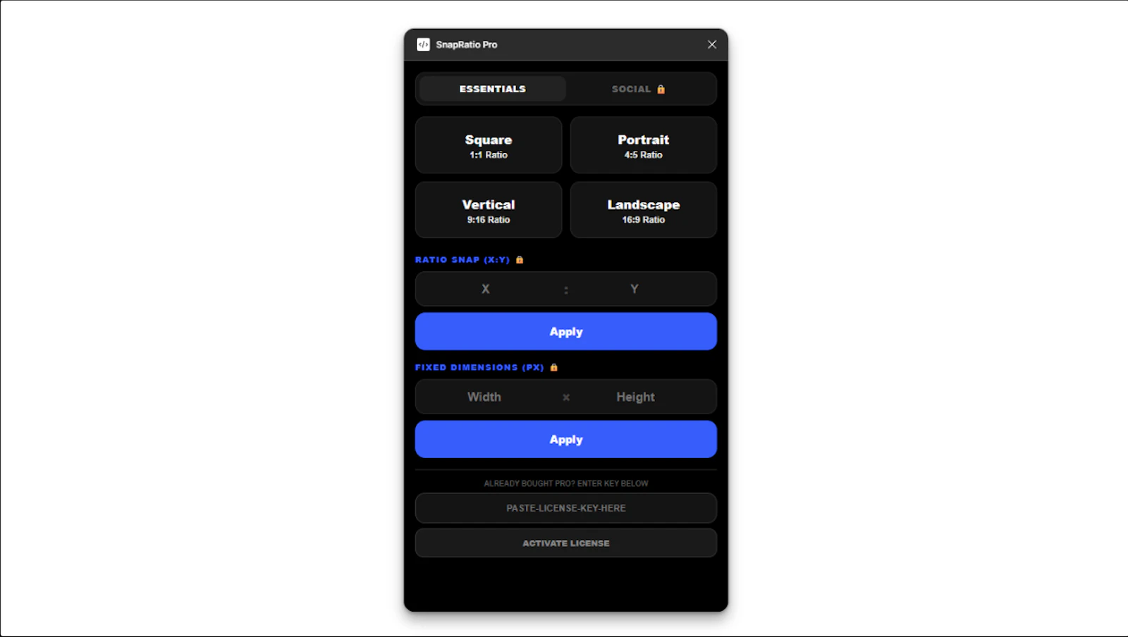 SnapRatio Pro screenshot 1