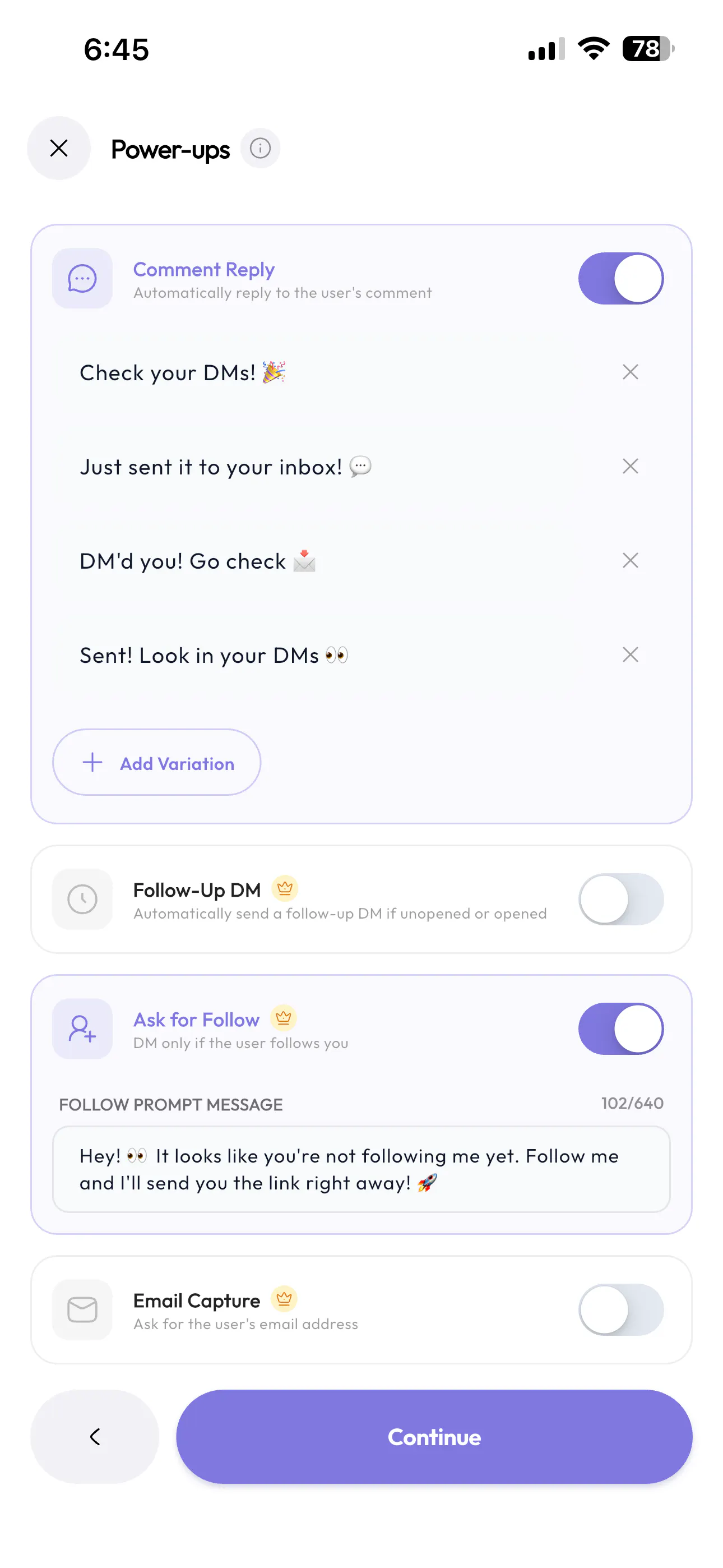 AfterComment - DM Automation gallery image