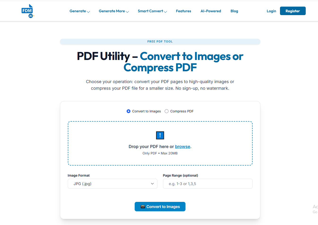 PDF to Images & Compress PDF gallery image