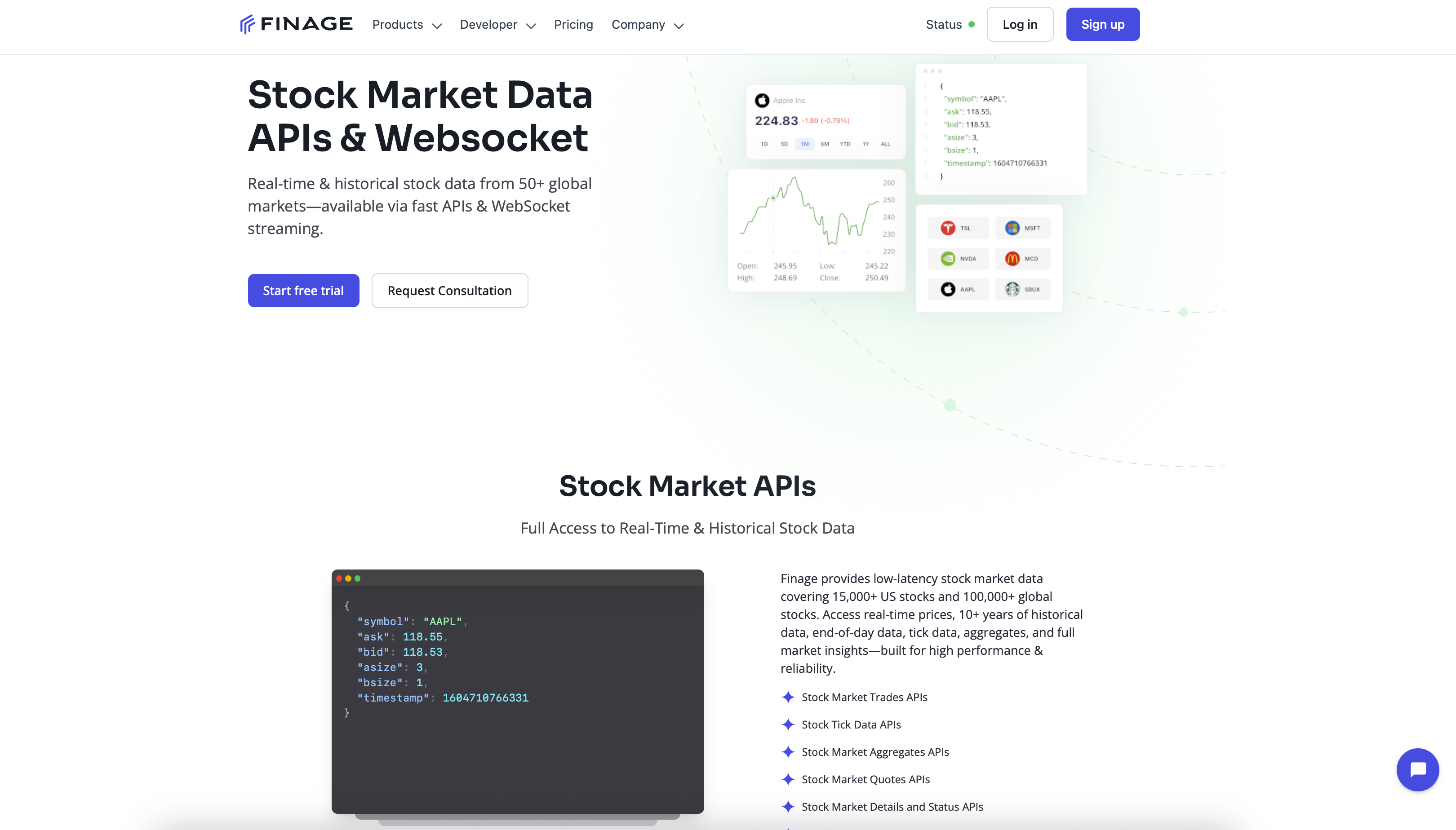 ข้อเสนอ - แพลตฟอร์ม API แบบเรียลไทม์สำหรับสต็อกฟอเร็กซ์และข้อมูล crypto media 3