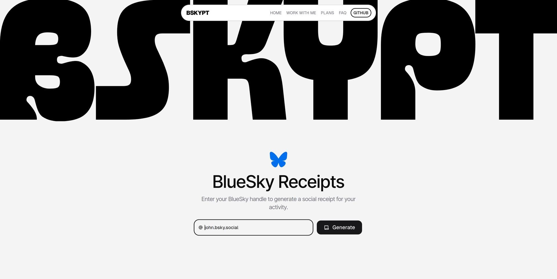 Bskypt - Bluesky Social Quittungen Medien 1