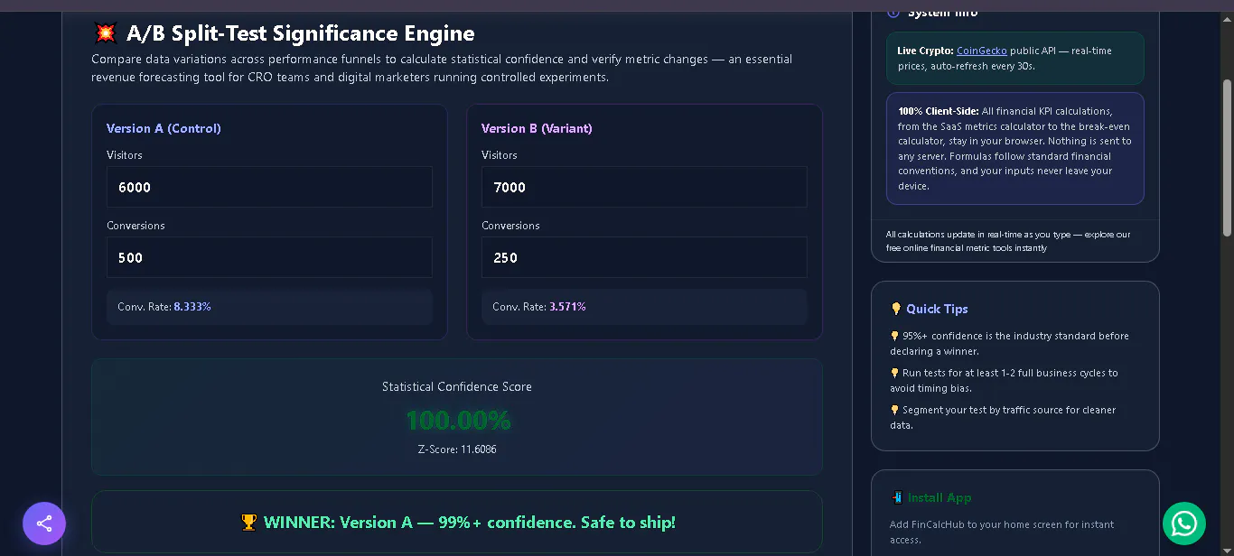 FinCalcHub Marketing gallery image